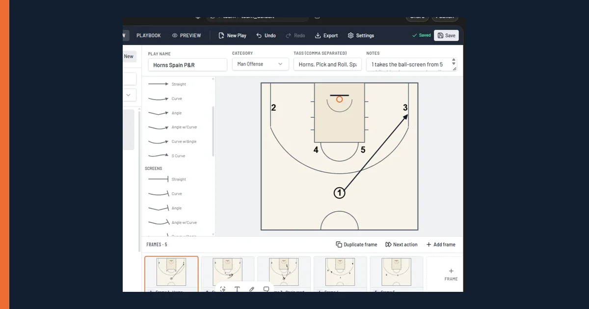 Software Actions Basketball Play Designer & Playbook Software | HoopDraw